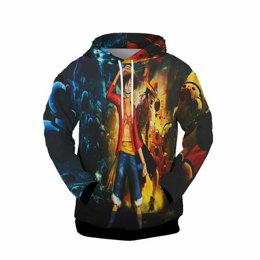 Monkey Luffy Hoodie Pullover 3d Print Sweatshirts