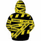 Do Not Cross Cordon Hoodie Pullover 3d Print Sweatshirts