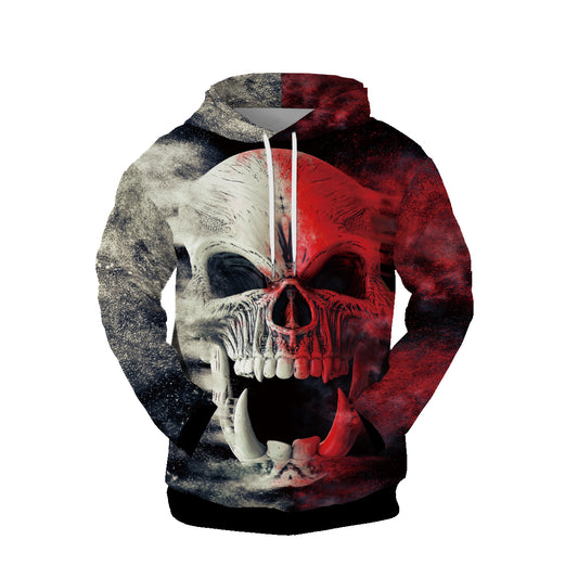 3D Print Sand Skull Hoodie Pullover Sweatshirts