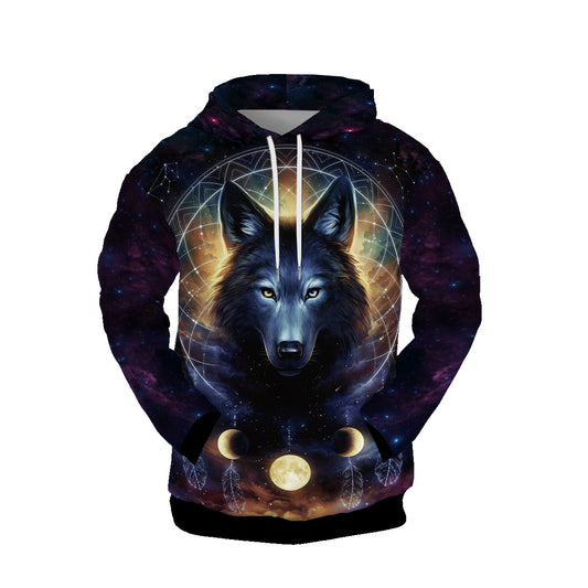 Wolf Hoodie Pullover 3d Print Sweatshirts