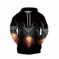 Three-headed dragon Hoodie Pullover 3d Print Sweatshirts