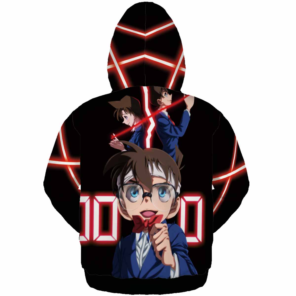 Detektiv Conan Fall geschlossen Hoodie Pullover 3D-Druck-Sweatshirts