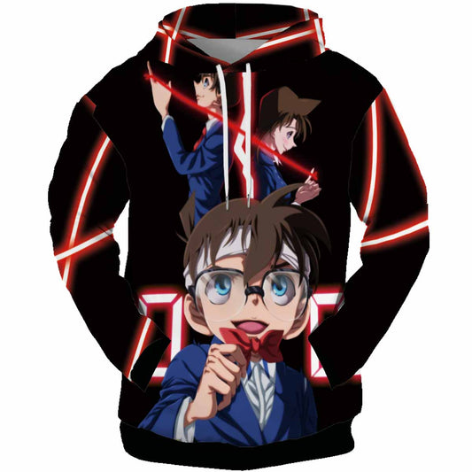 Detective Conan Case Closed Hoodie Pullover 3d Print Sweatshirts