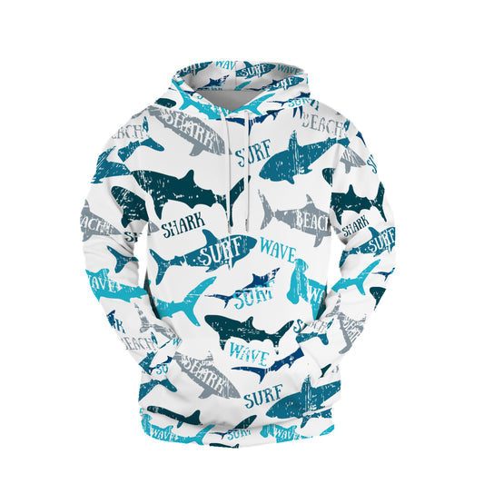 Customizing Graphic Hoodies 3D Print Cute Sharks Pullover Sweatshirts