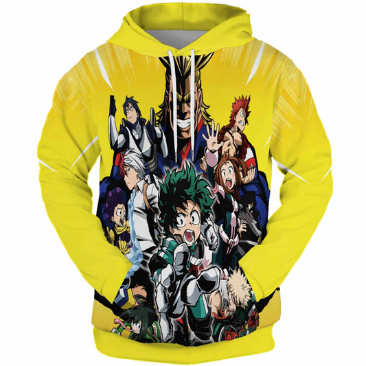 3D Print My Hero Academia Hoodie Pullover Sweatshirts