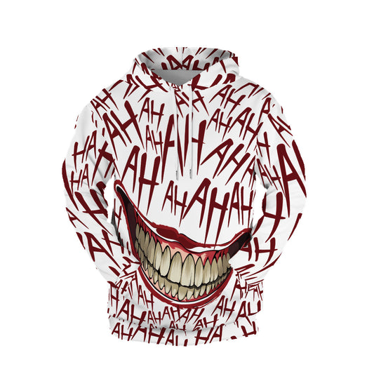 Joker Mouth Laughing 3D Print Hoodie Pullover