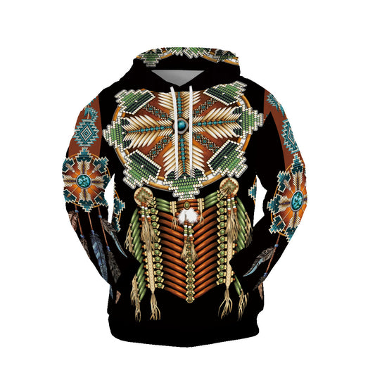 Free Shipping Unique Hoodies Pullover 3d Indians Printed Sweatshirts