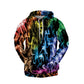 Colorful Smoke Hoodie Pullover 3d Print Sweatshirts