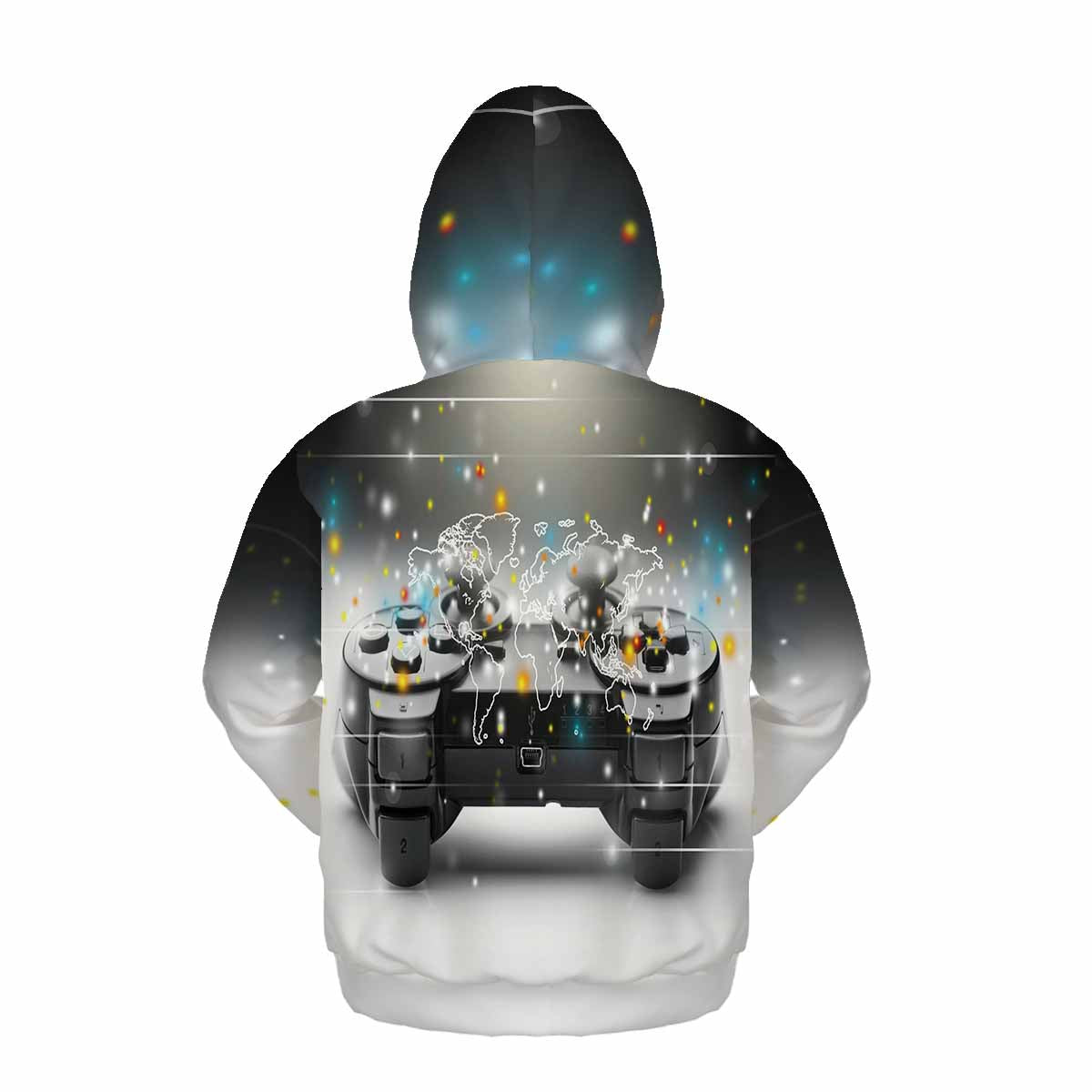 Customizing Graphic Hoodies 3D Print Gamepad Pullover Sweatshirts