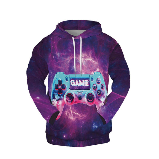 Free Shipping Unique Hoodies Pullover 3d Gamepad Printed Sweatshirts