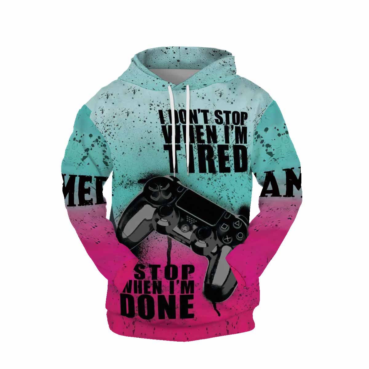 Gamepad Hoodie Pullover 3d Print Sweatshirts