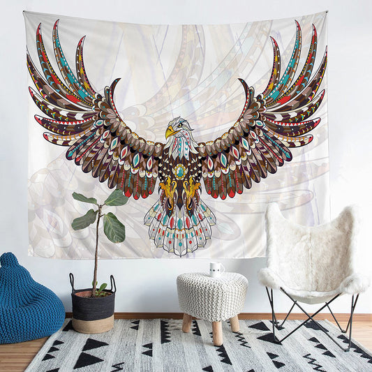 3D bohemian bald eagle tapestry wall decoration Home Decor