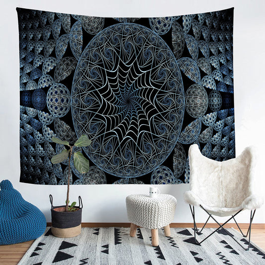 3D trippy tapestry wall decoration Home Decor