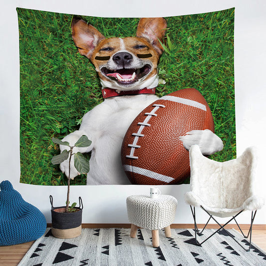 3D American football tapestry wall decoration Home Decor