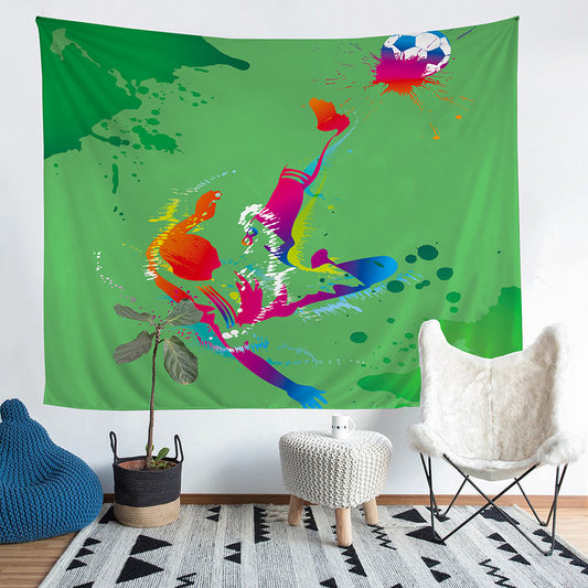 3D football soccer tapestry wall decoration Home Decor