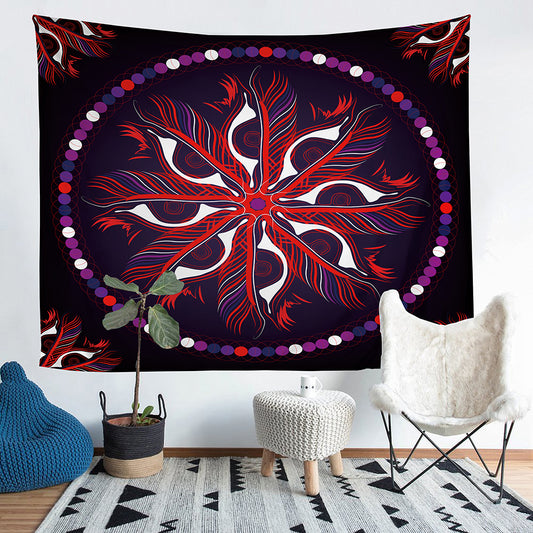 3D tapestry bohemian plumage wall decoration Home Decor