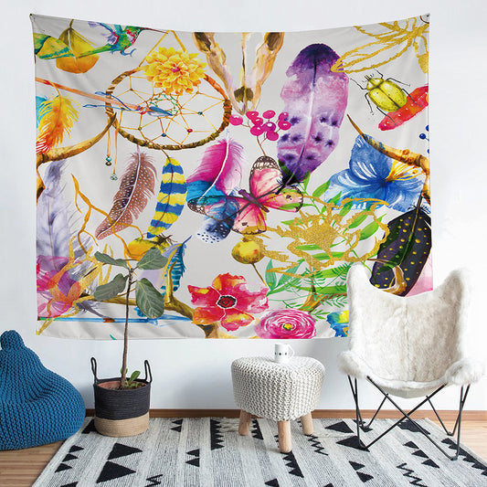3D flower dreamcatcher tapestry wall decoration Home Decor