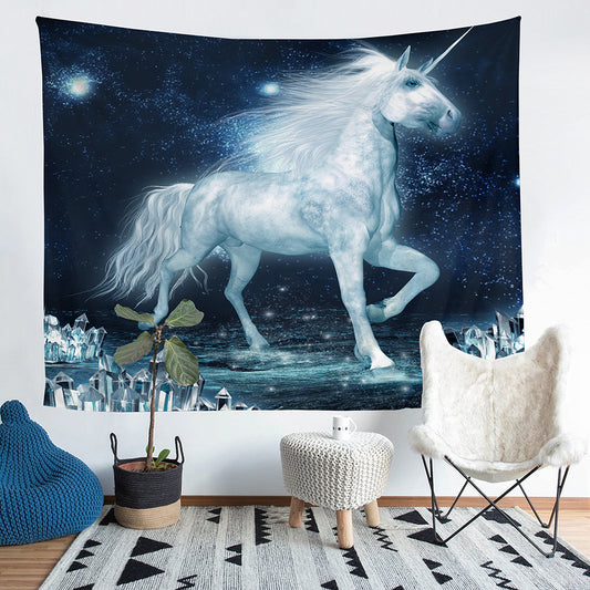 3D unicorn tapestry wall decoration Home Decor