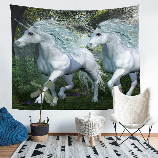 3D unicorn tapestry wall decoration Home Decor DJS04