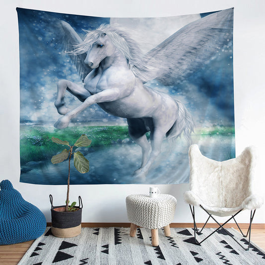 3D unicorn tapestry wall decoration Home Decor DJS06