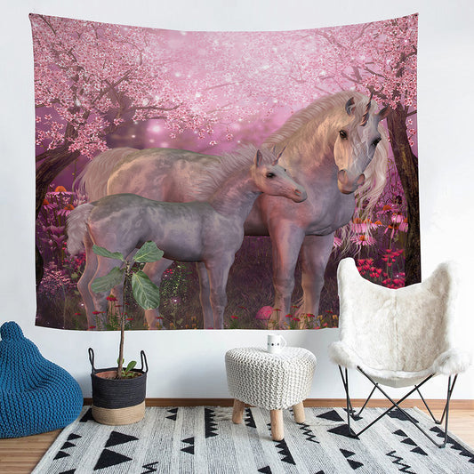 3D unicorn tapestry wall decoration Home Decor DJS08