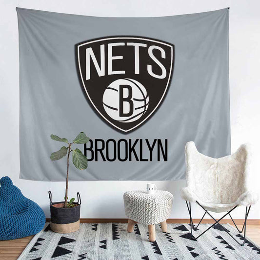 Brooklyn Nets Wandteppich Wanddekoration Home Decor 