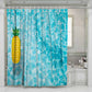 3D waterproof and mildewproof shower curtains pineapple boat