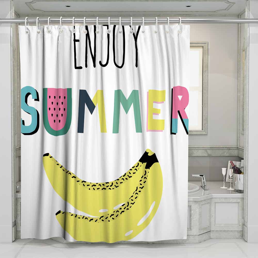 3D wasserdichte Duschvorhänge genießen den Sommer 