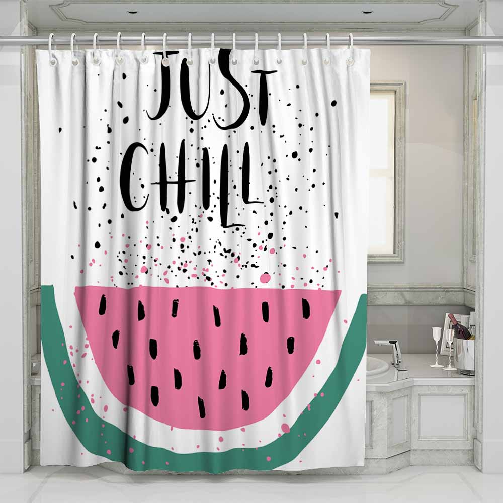 3D waterproof shower curtains just chill