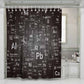 3D waterproof and mildewproof shower curtains for chemistry enthusiast